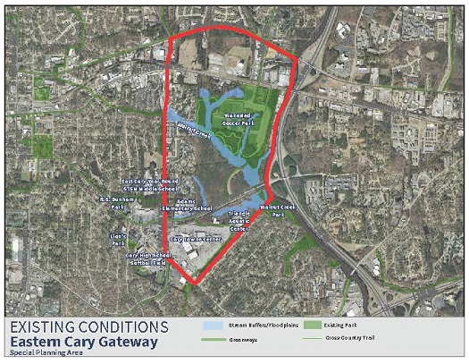 Trinity Road Area Map