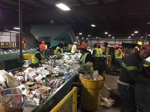 Recycling Picking Line