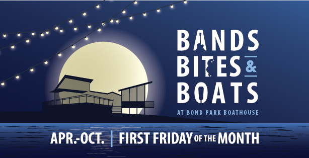 Bands, Bites and Boats logo