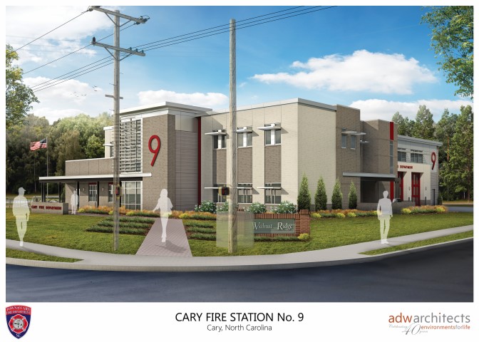 Fire Station 9 rendering