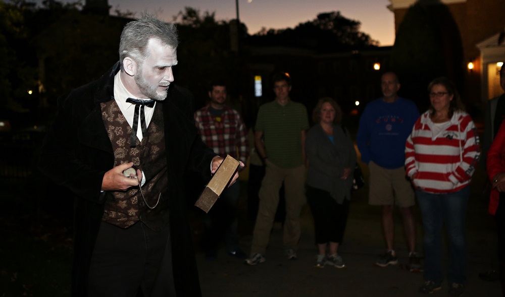 Ghost walk in downtown Cary