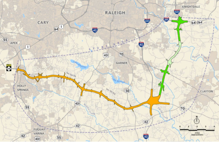 540 Extension Map