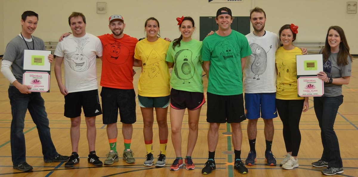 Best Dressed dodgeball team photo