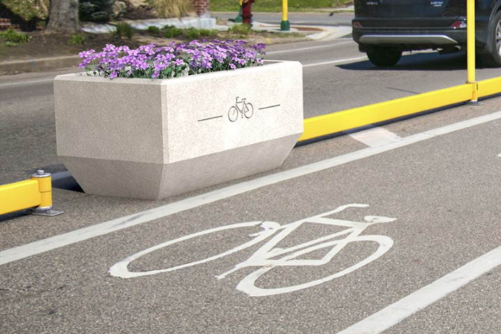 bike lane street marking