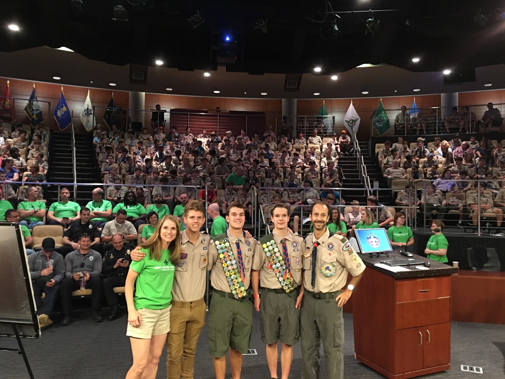 Merit Badge College participants