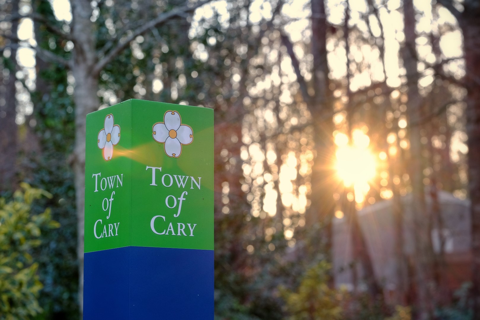 Greenway signpost