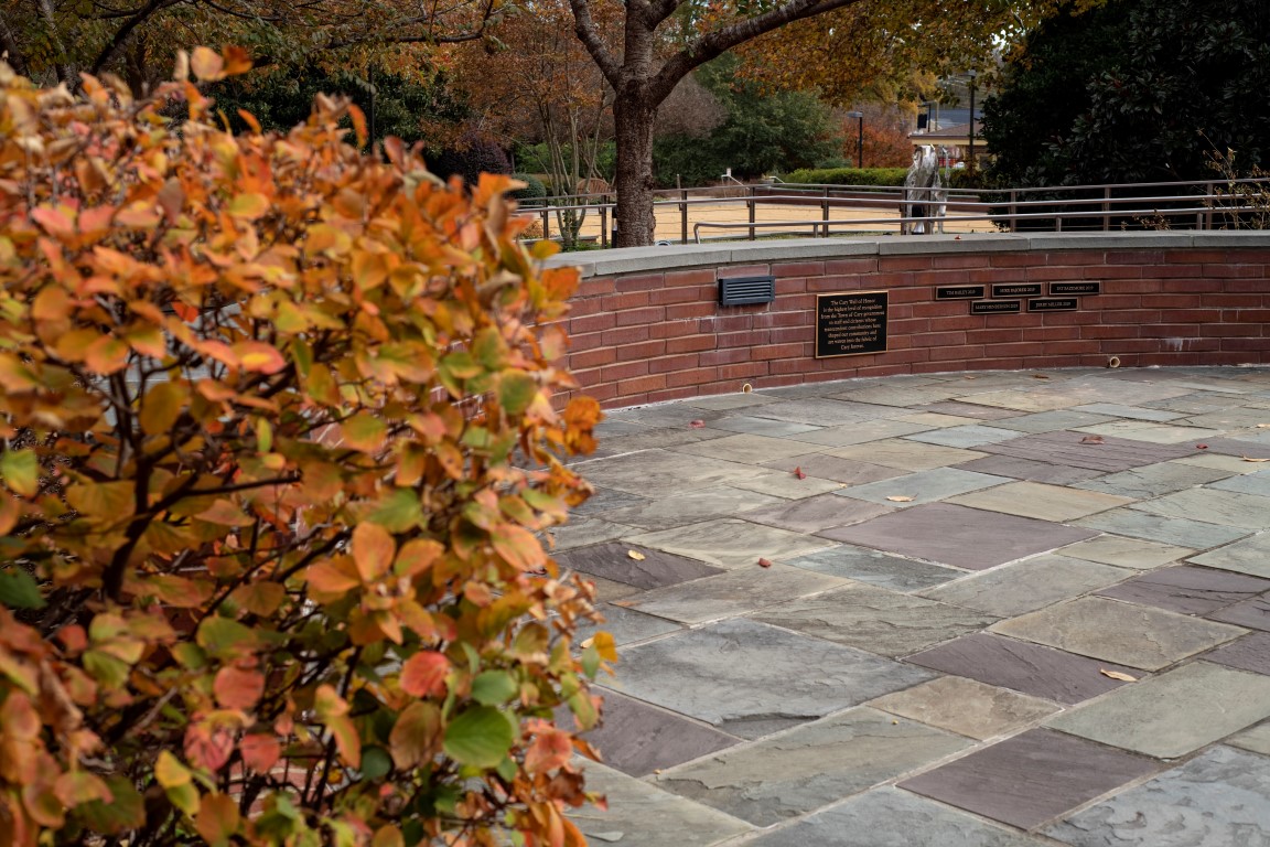 Wall of Honor on Town Hall Campus