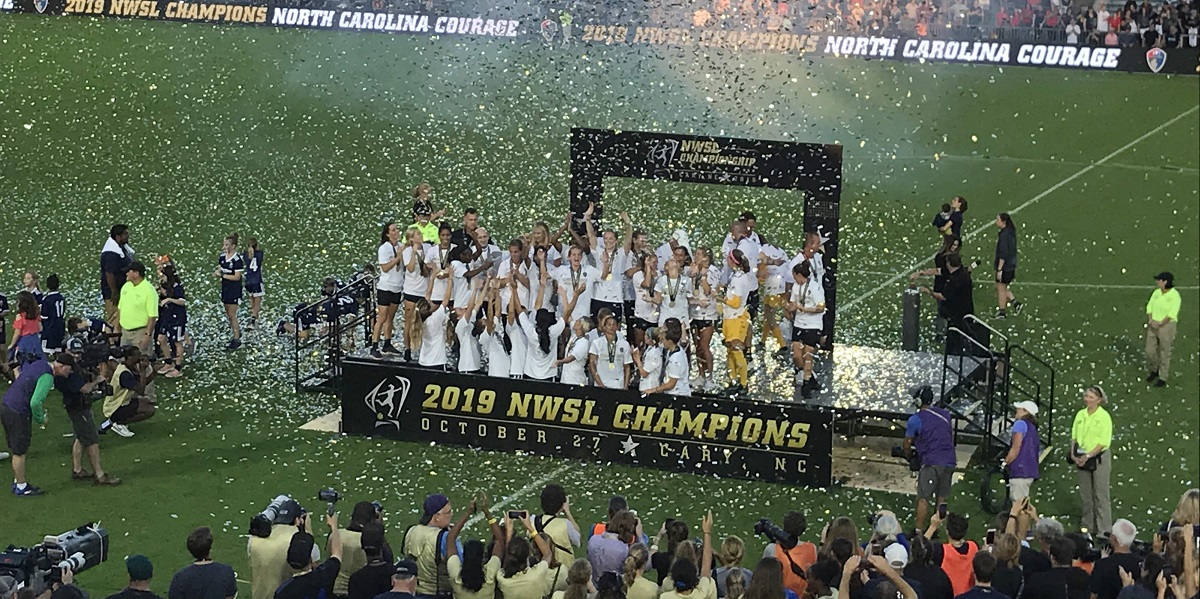 NC Courage Championship Celebration