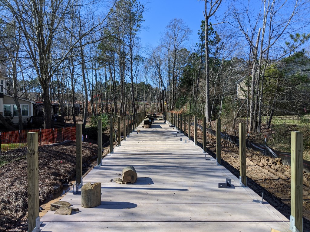 White Oak Greenway boardwalk