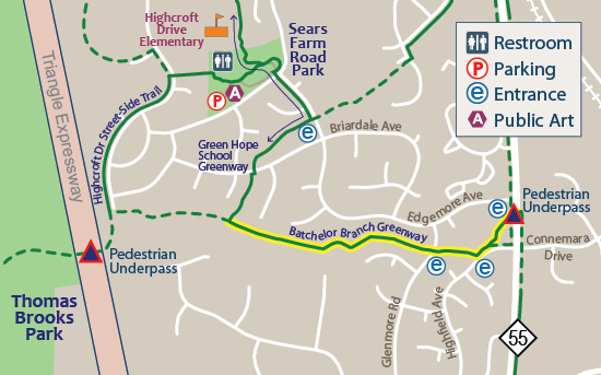 Batchelor Branch Map