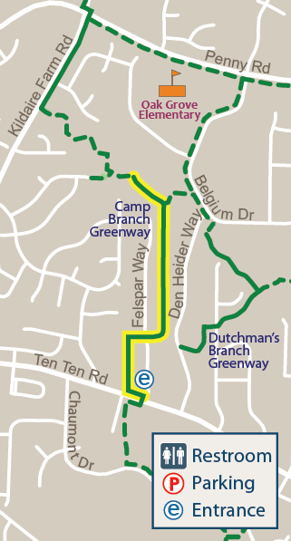 Camp Branch Greenway Map