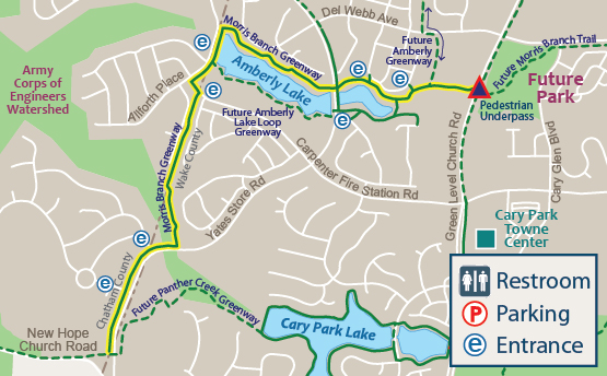 Morris Branch Greenway Map