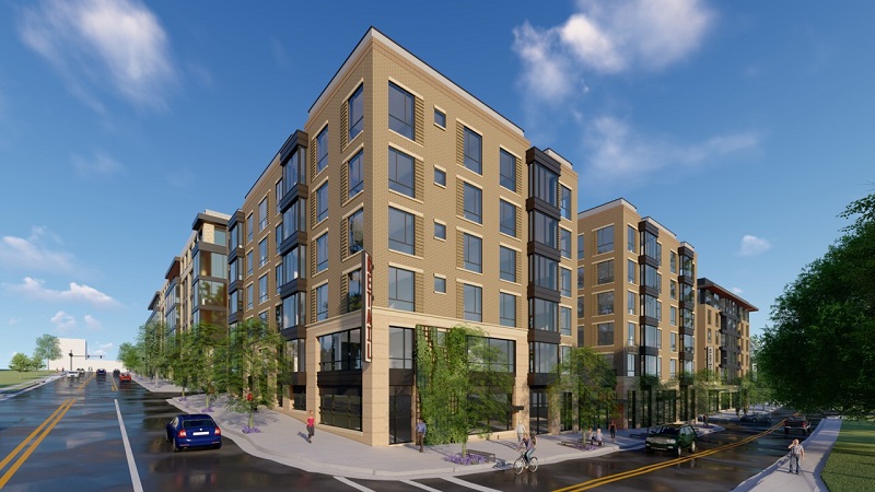 Park View Apartments Rendering