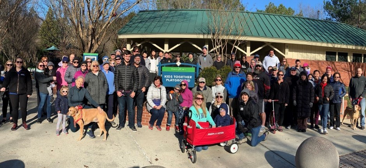 Participants in First Walk group photo