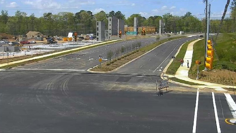 Traffic signals at McCrimmon and Aviation Parkway