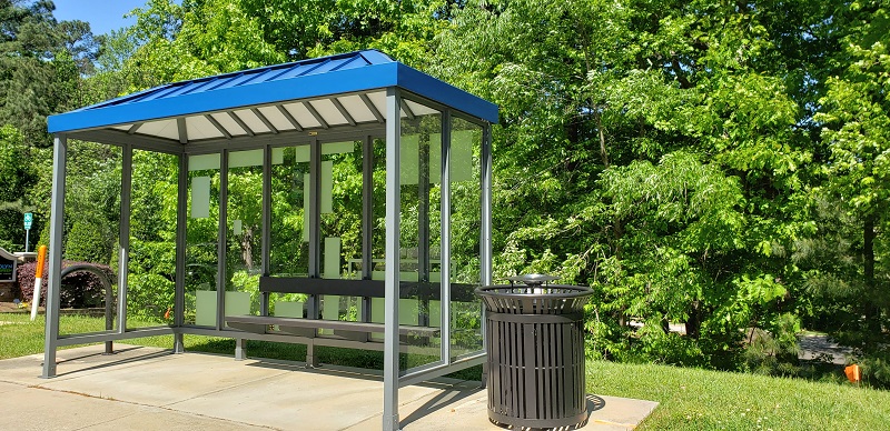 Painted Bus Shelter