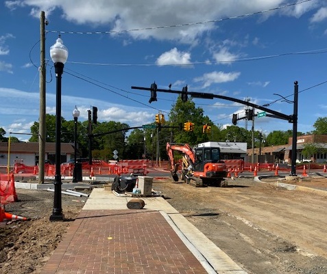 Walker Street construction