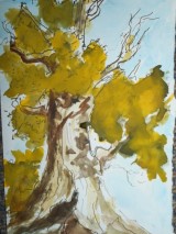 painting of a tree