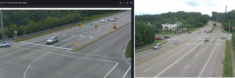 Aerial Shot of Tryon and Cary Parkway