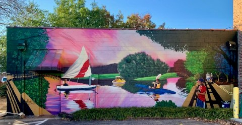 bond lake mural