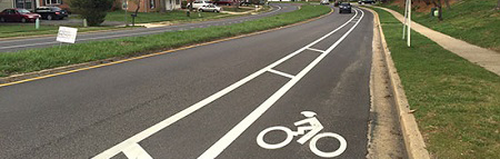 buffered bike lane - neighborhood