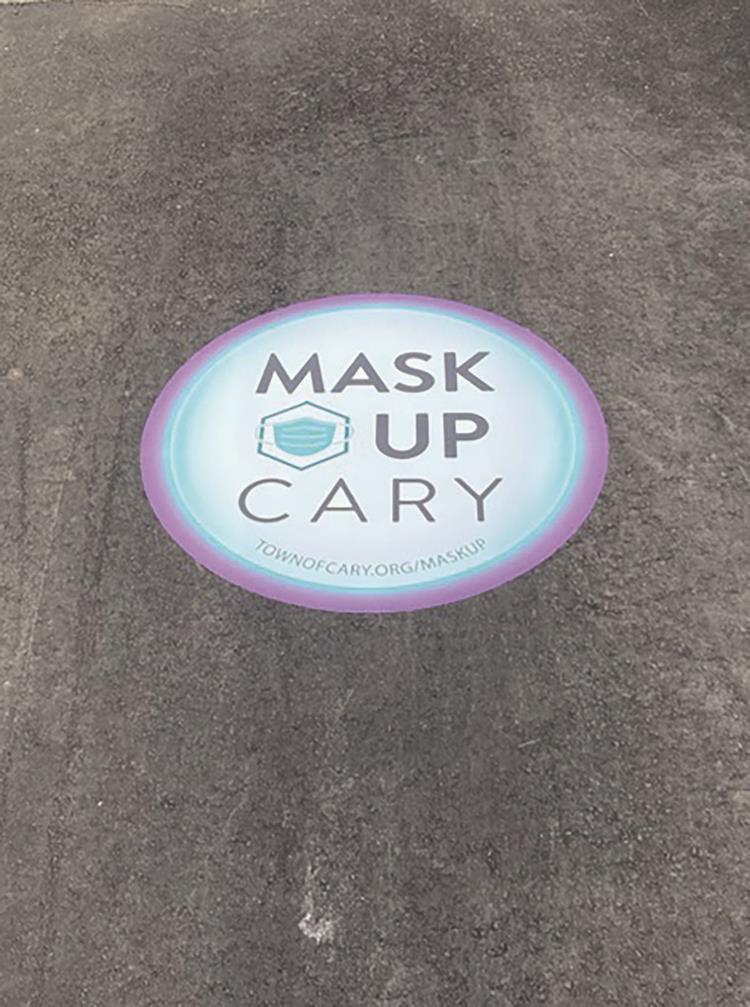 Mask Up Sidewalk