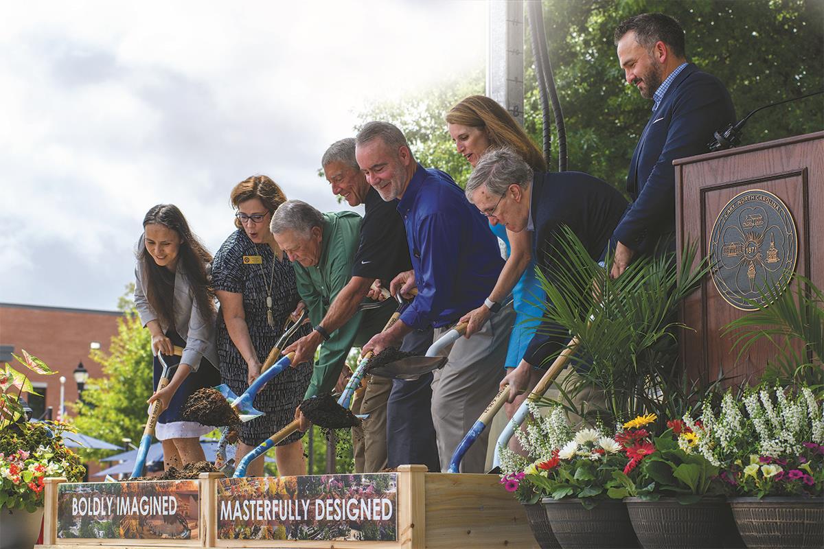 Downtown Cary Park Groundbreaking