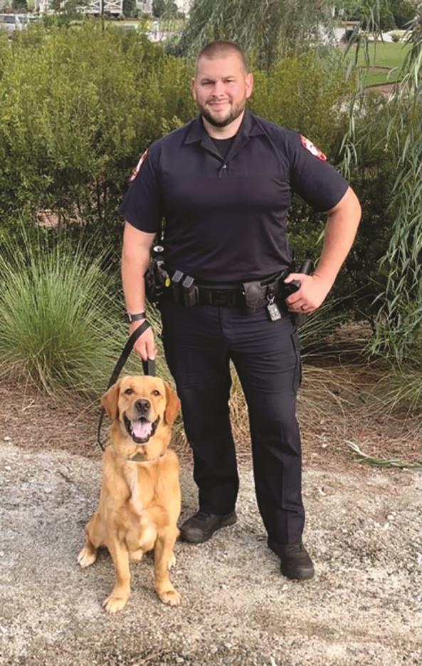 Officer Matt Berl and K9 Nitro