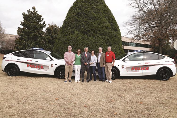 Teslas and staff