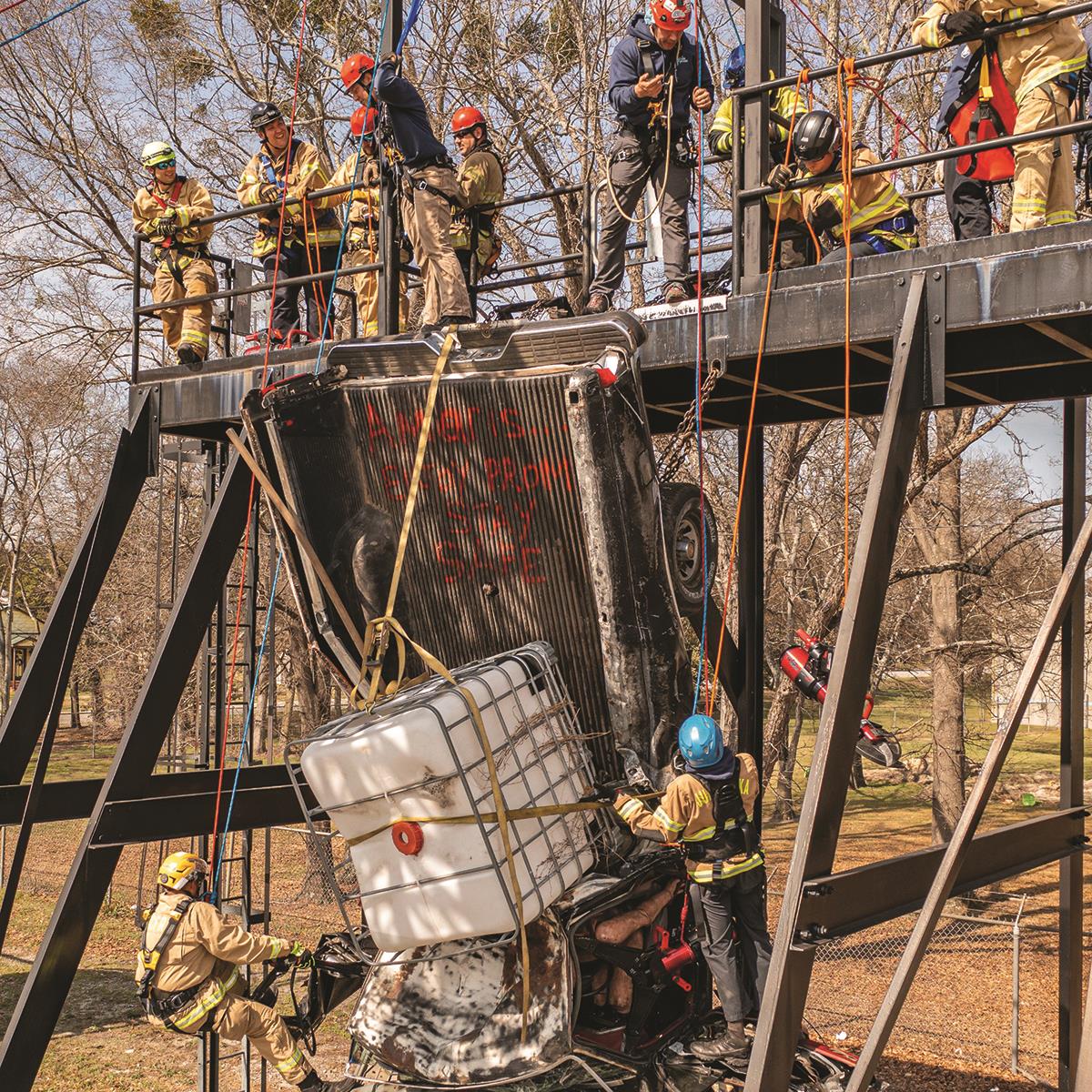 Firefighter training