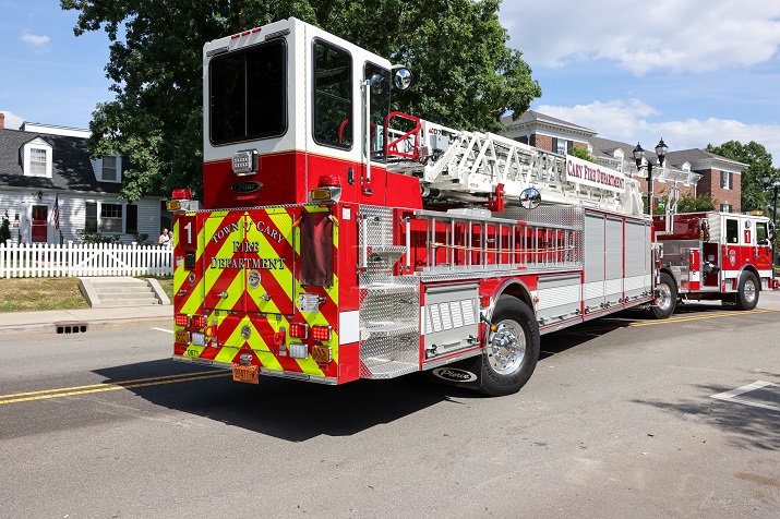 Cary FD tiller truck