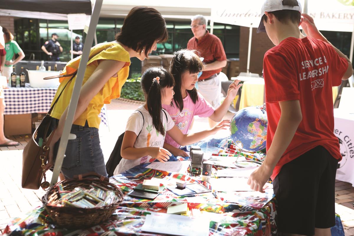 Children at Lazy Daze