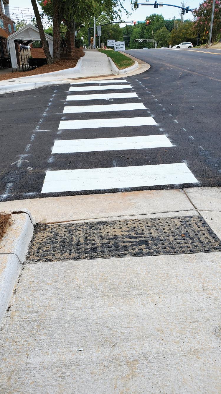 New crosswalk