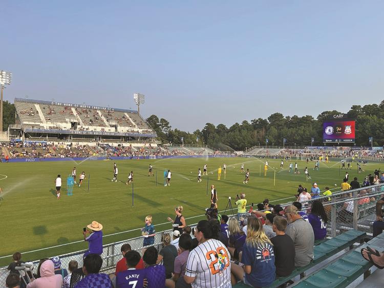 Chelsea playing at soccer park