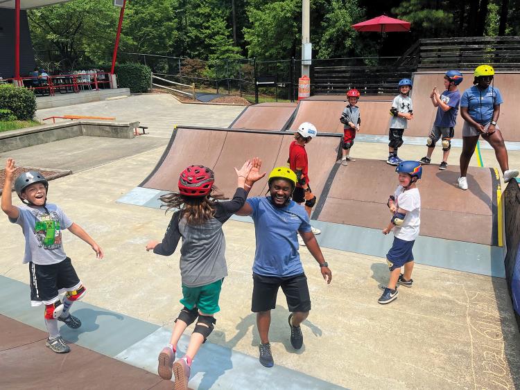 Children at summer camp