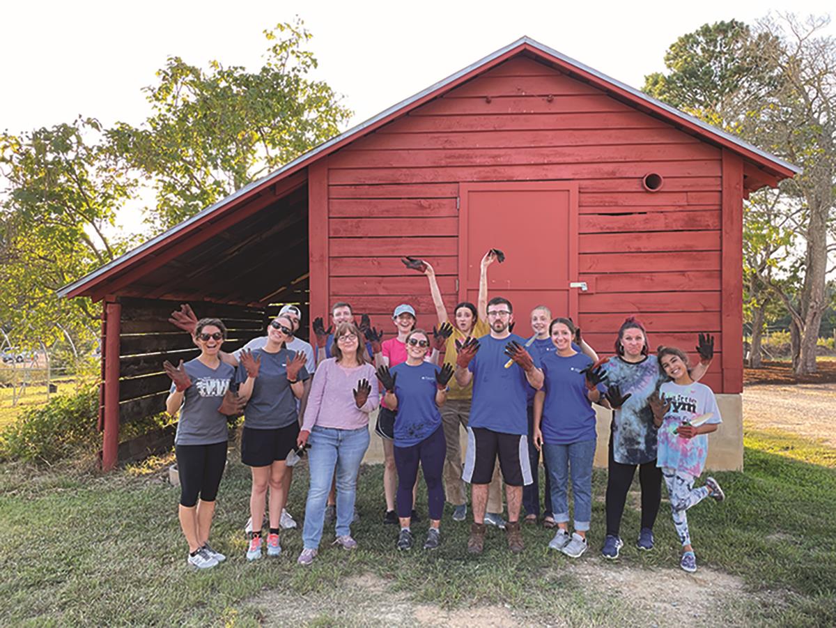 Volunteers at good hope farm