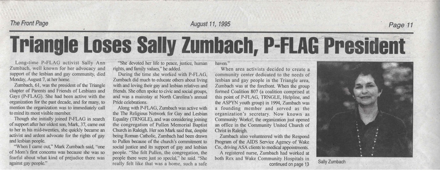 Sally Zumbach