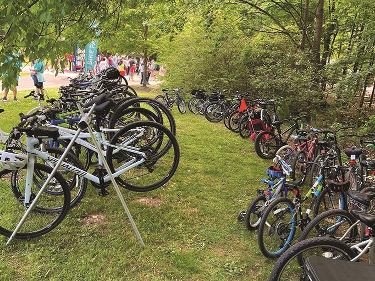 Bike valet at spring daze