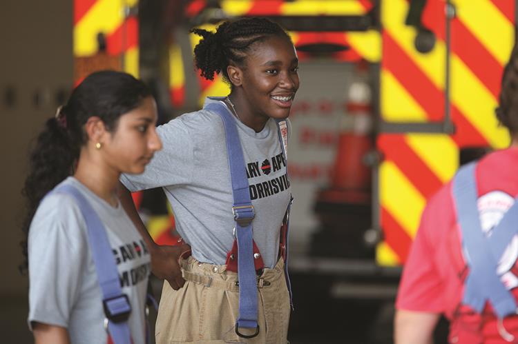 Girls at Camp Ignite