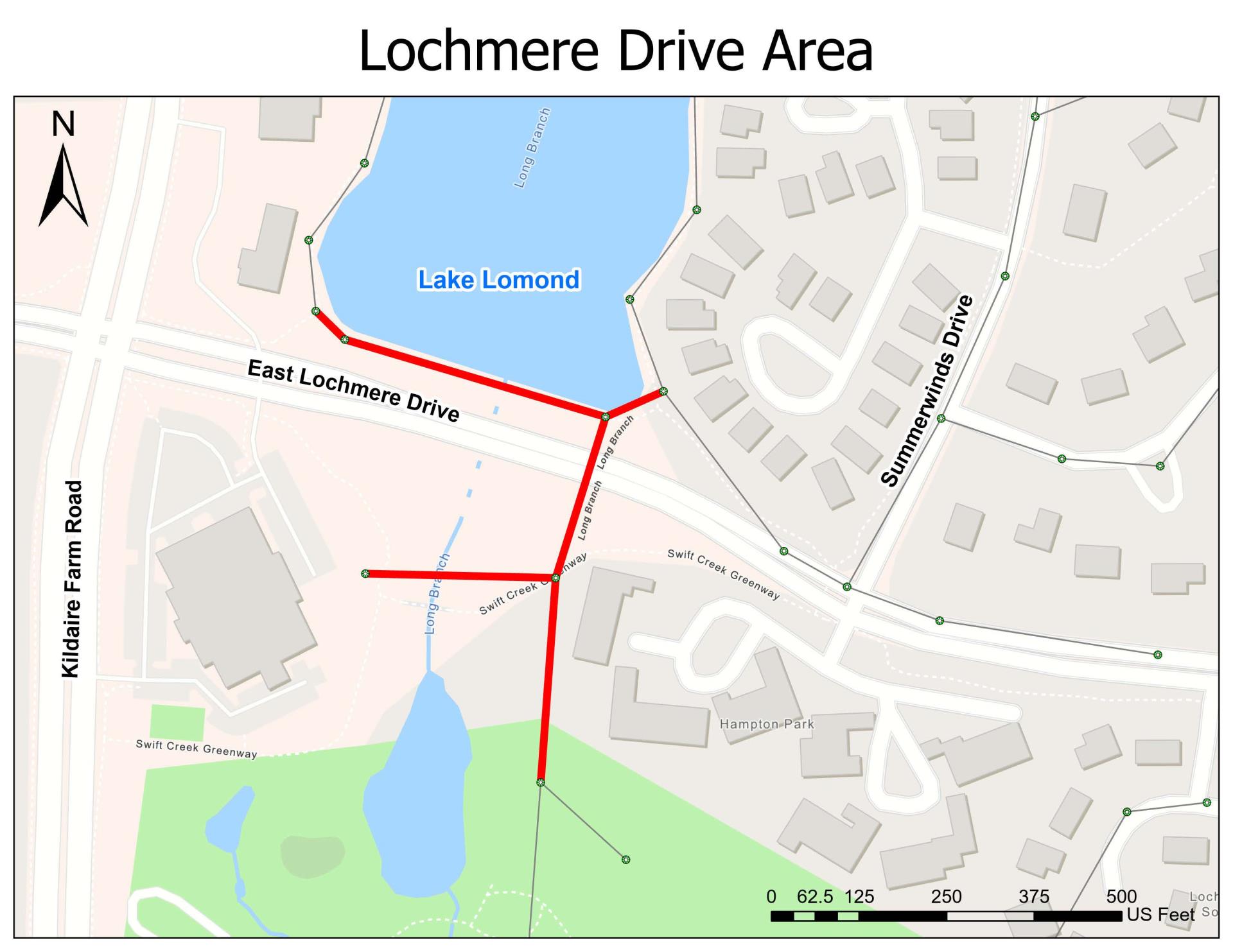 Lochmere Drive Area 4