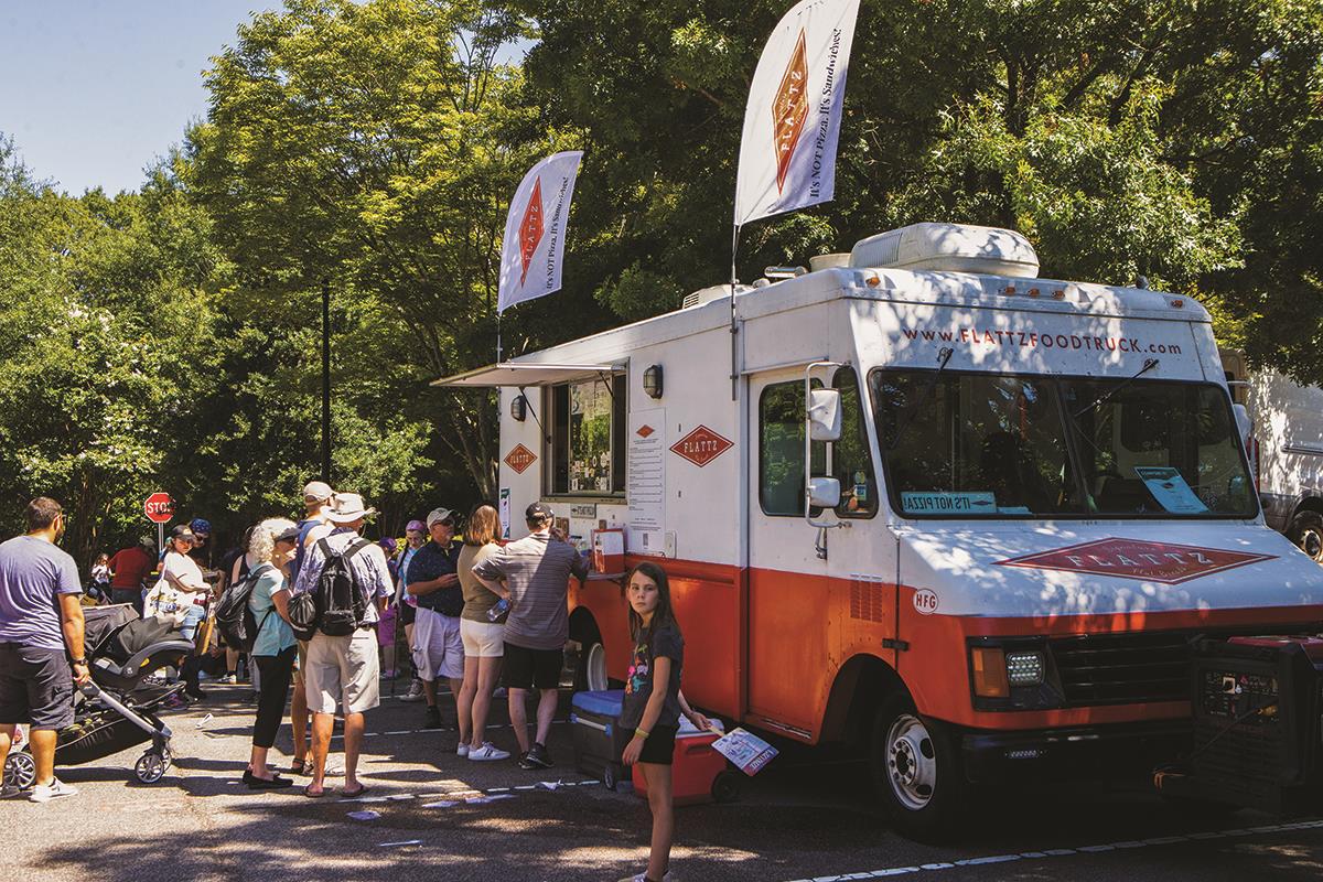 Food truck at Lazy Daze