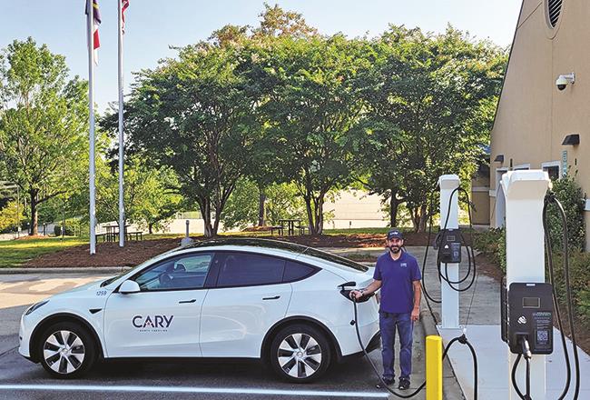 Cary staff using new EV charter