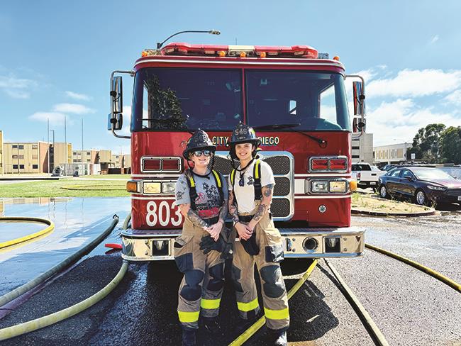 Female firefighters