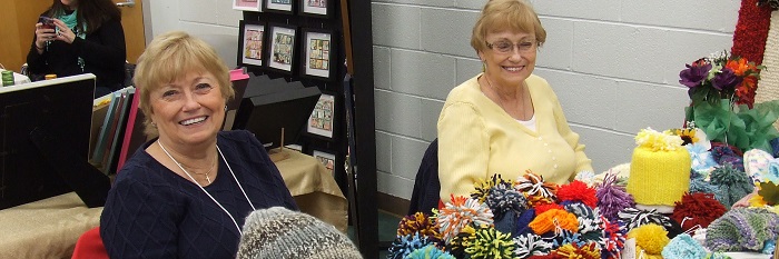 Vendors at the Holiday Arts and Crafts Fair