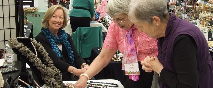 Vendors at the Holiday Arts and Crafts Fair