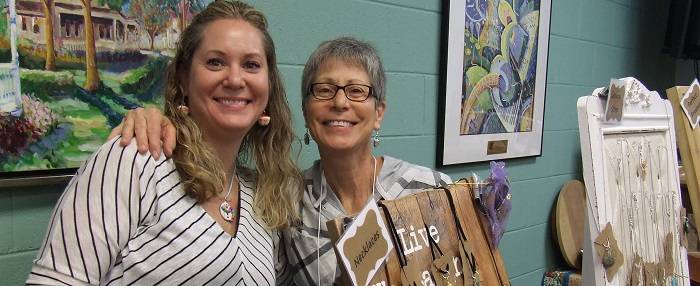 Vendors at the Holiday Arts and Crafts Fair