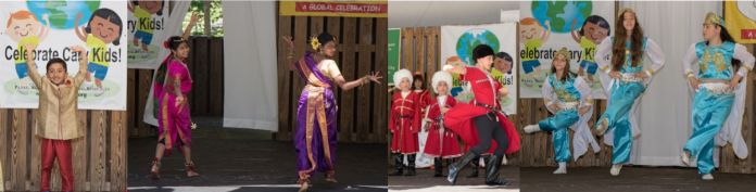 Dancers and Children at Children's Day