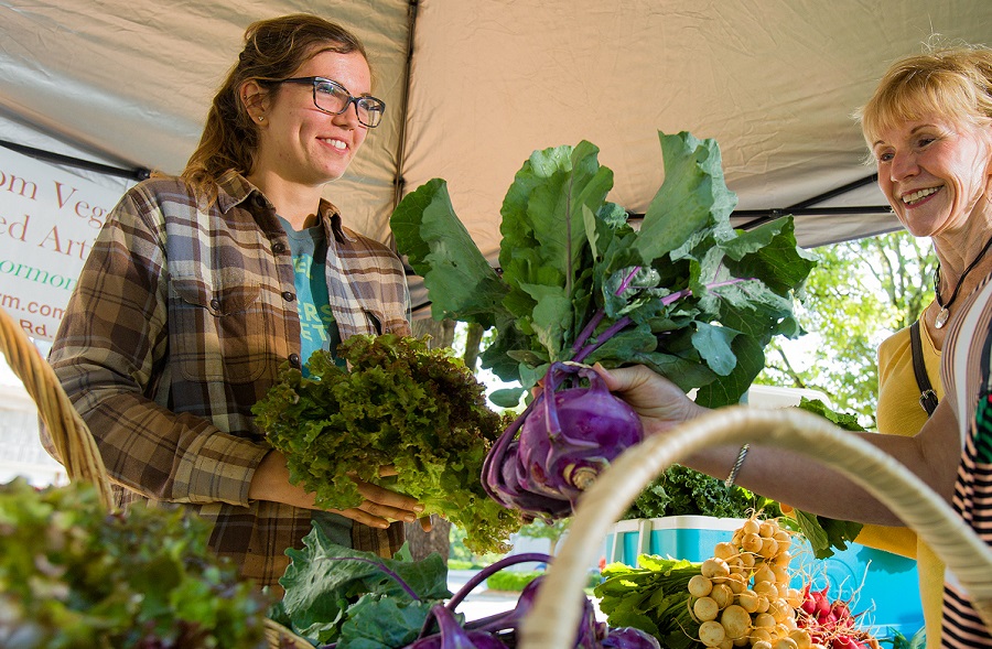 Vendor at Farmer's Market