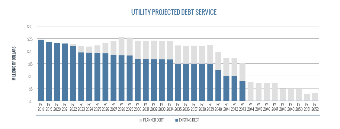 Utility Projected Debt Service